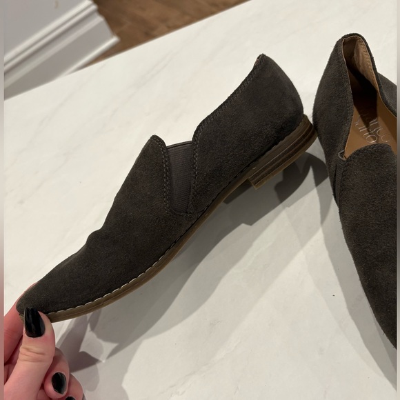 Women’s Size 8 Grey Suede Loafers - Picture 2 of 7